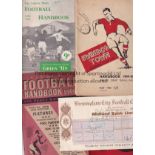 FOOTBALL MISCELLANY A small collection including Luton News Handbook 1960/1 covering Luton Town