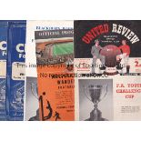 YOUTH CUP Six Youth Cup programmes, 5 x Finals and 1 x Semi-Final. Finals are 56 Man Utd v