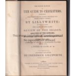 LILLYWHITE 1856- CRICKET Very scarce edition of Lillywhites Guide to Cricketers, 1856, Ninth year of