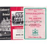 NON-LEAGUE FOOTBALL PROGRAMMES Over 80 programmes from 1950's onwards including 1951 and 1970