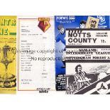 RESERVES Large collection of Reserve team programmes, 60s onwards, West Brom in significant