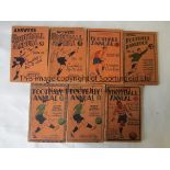 ANSWERS ANNUALS Seven Answers Football Annuals 1930s, Answers was a national weekly magazine.