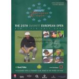GOLF Three Tournament programmes: Portugal Masters 2007, European Open at Kildare Country Club