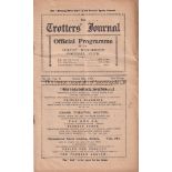 BOLTON - MANCHESTER UTD 1929 Bolton home programme v Manchester United, 16/2/1929, fold, pencil