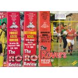 DONCASTER Collection of 77 modern Doncaster home /away programmes, 53 homes consisting of 21 x 97/8,