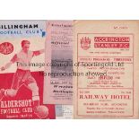 DARLINGTON Seventeen Darlington away programmes from the 1958/59 season, 15 League plus 2 FA cup