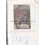 AFC BOURNEMOUTH AUTOGRAPHS 1992/3 A large hard backed lined book filled with signed colour