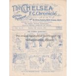 CHELSEA V MIDDLESBROUGH 1923 Programme for the League match at Chelsea 24/11/1923, slightly creased.