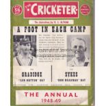 THE CRICKETER Nine Cricketer magazines from 1924, 1931,1932, 1948, 1948/49 Annual, 1949,1950, 1955