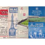 1950s Selection of circa 105 x 1950s programmes, includes 15 large format Leyton Orient, 6 x