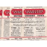 CHARLTON Five Charlton home programmes, 3 x 56/7, 2 x 57/8, all have a signed Charlton picture,