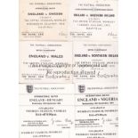 ENGLAND ROYAL BOX TICKETS Eight Royal Box tickets for England matches at Wembley 1968-1998 v