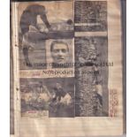 FOOTBALL SCRAPBOOKS Fifteen scrapbooks 1947/48 through to 1951/52 with newspaper cuttings of League,