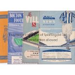 CHELSEA Fourteen away programmes for season 57/8 v. Portsmouth, Tottenham, Doncaster FA Cup,