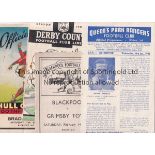 1940s Sixteen football programmes from the 40s, includes issues from QPR 45/6 v Southampton,