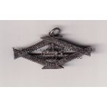 HORSERACING Metal badge for Sandown Park 1936. Good