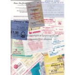 ARSENAL Forty tickets: 17 home tickets from 1960's - 1980's including 2 from 1960's v. Real Madrid