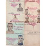 FOOTBALL AUTOGRAPHS A selection of album pages from 1928/9 including 2 pages of Manchester City