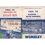 CUP FINALS Three FA Cup Final programmes, 1951, 53, and 55.53 is good, 51 has a team change and