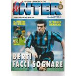 1994 UEFA CUP FINAL Inter Milan v Austria Salzburg (2nd Leg) played 11 May 1994 at the San Siro,