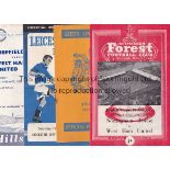 WEST HAM UNITED Eleven away programmes for season 1959/60 v. Chelsea, Newcastle, Fulham, Arsenal,