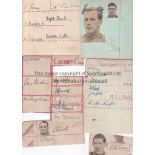 FOOTBALL AUTOGRAPHS A selection of album pages from 1928/9 including players from Clapton Orient X