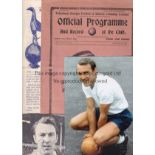 TOTTENHAM HOTPSUR A small miscellany including a small picture signed by Jimmy Greaves, 1960/1