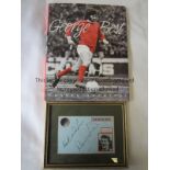 GEORGE BEST / DENIS LAW / AUTOGRAPHS A large hardback book, George Best Unseen Archives with a