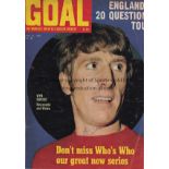 WYN DAVIES AUTOGRAPH The cover of Goal magazine 31/5/1969 with a picture of Davies which he has