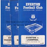 EVERTON Circa 86 Everton home programmes, all 60s including 20 x 68/9, 8 x 67/8, 13 x 66/7, 11 x