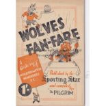 WOLVES Forty page booklet issued by Sporting Star, Wolves Fan-Fare - A History of Wolverhampton
