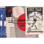 1950s Forty one 1950s football programmes, good selection and includes Man Utd v Dukla 57/8, v