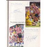 FOOTBALL AUTOGRAPHS 1990'S A large hardback lined book filled with autographs. Over 260 signatures