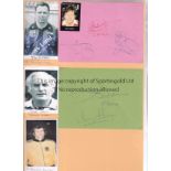 FOREIGN FOOTBALL AUTOGRAPHS Sixty two signed photos and white cards of foreign players, many of