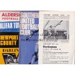 DARLINGTON Twenty six Darlington away programmes from the 1968/69 season. All 23 League plus a