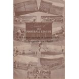 ARSENAL - TOTTENHAM 1938 Football League Jubilee match programme, Arsenal v Tottenham, 0/8/1938,