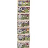 CHURCHMANS CARDS 1914 41 different Churchmans Footballers cigarette cards issued in 1914 (50 in set)