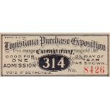 1904 ST. LOUIS TICKET The 1904 Summer Olympics, officially known as the Games of the III Olympiad,