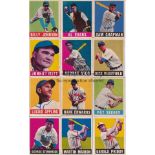 LEAF GUM BASEBALL CARDS 1948/9 Twelve Leaf Gum baseball cards, numbers 14, 22, 26, 46, 47, 50, 59,