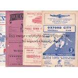 NON-LEAGUE 50s Thirty Non-League programmes, all 50s, home issues from Oxford City, Poole Town,