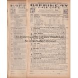 GREYHOUND RACE CARDS Ten Harringay Race Cards - a complete run from 7/9/1936 to 28/9/1936 (79th