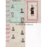 ASTON VILLA AUTOGRAPHS 1928/9 A selection of album sheets including 3 pages signed by 9 Villa