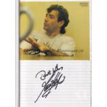 FOOTBALL AUTOGRAPHS 1990'S A large hardback lined book filled with signed colour magazine pictures