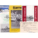 SCARBOROUGH 37 Scarborough home and away programmes plus Wembley 1973 Souvenir brochure and 2 x late