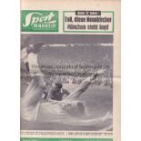 FA CUP FINAL / EUROPEAN CUP FINAL German newspaper ( Sport Magazin ) reviewing 1963 FA Cup Final