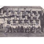 BURNLEY AUTOGRAPHS 1959/60 A black & white team group from a magazine signed by all 13 players and