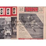 SOCCER MAGAZINE Four issues of Soccer magazine, the official Journal of the Football Players