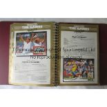 WORLD CUP MASTERFILE Four albums each headed World Cup Master file, issued 1986, each folder