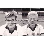 PRESTON NORTH END Seventeen 4" X 3" black & white Press portrait photographs for the 1980's. Good