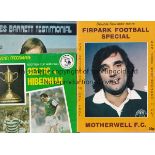 GEORGE BEST Three programmes in which George Best played for Fulham, Hibs and San Jose